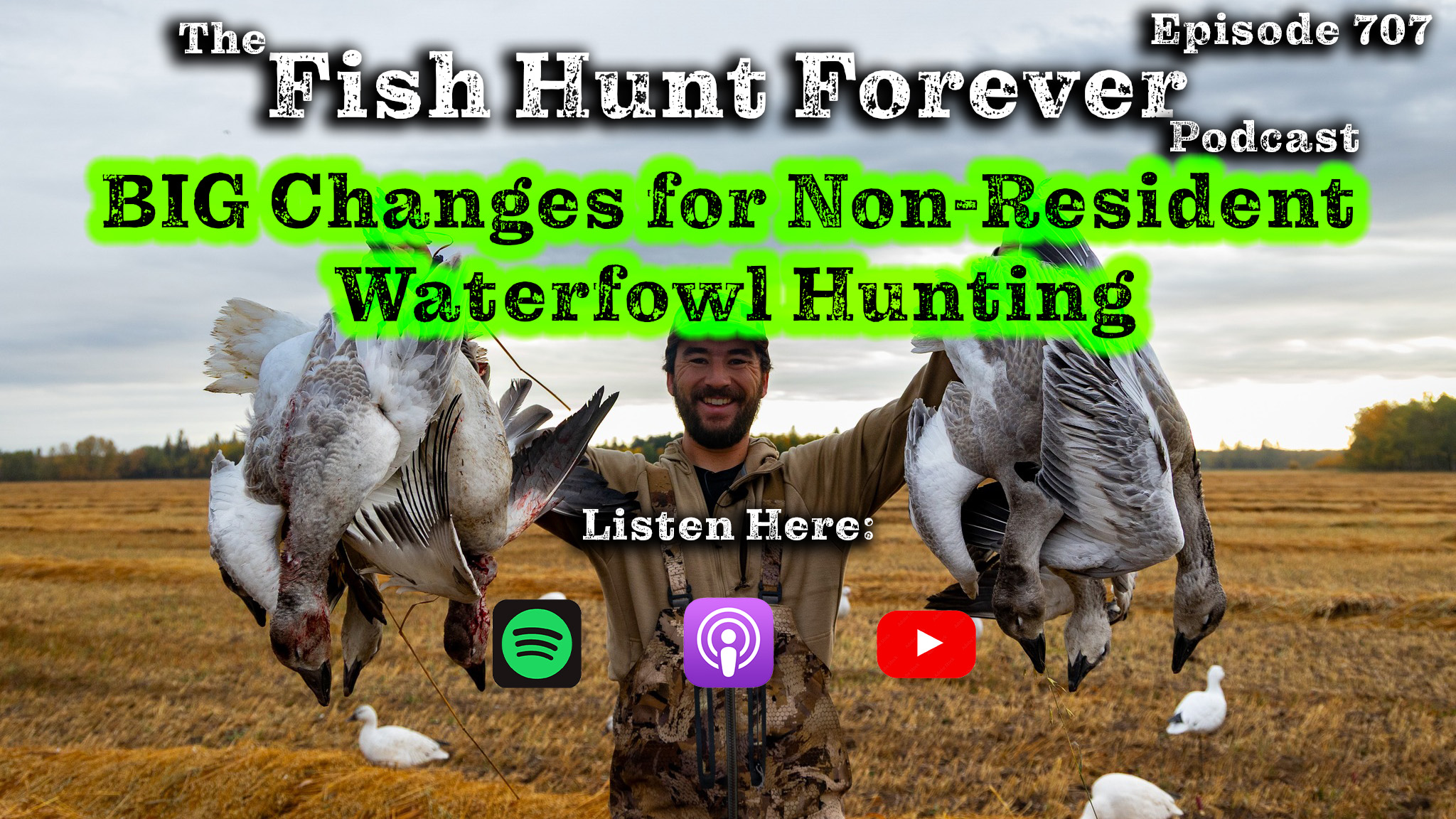 Week 707: BIG Changes for Non-Resident Waterfowl Hunting